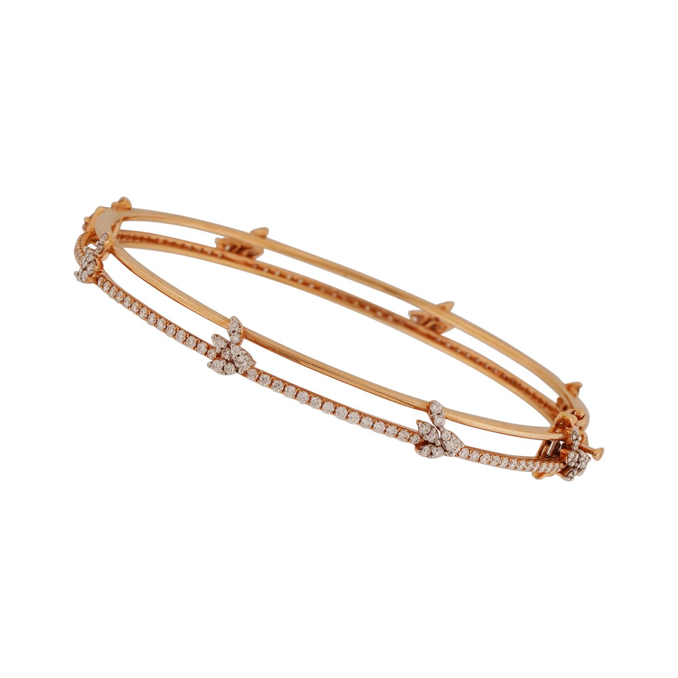 Diamond Bangle Open Set 18kt