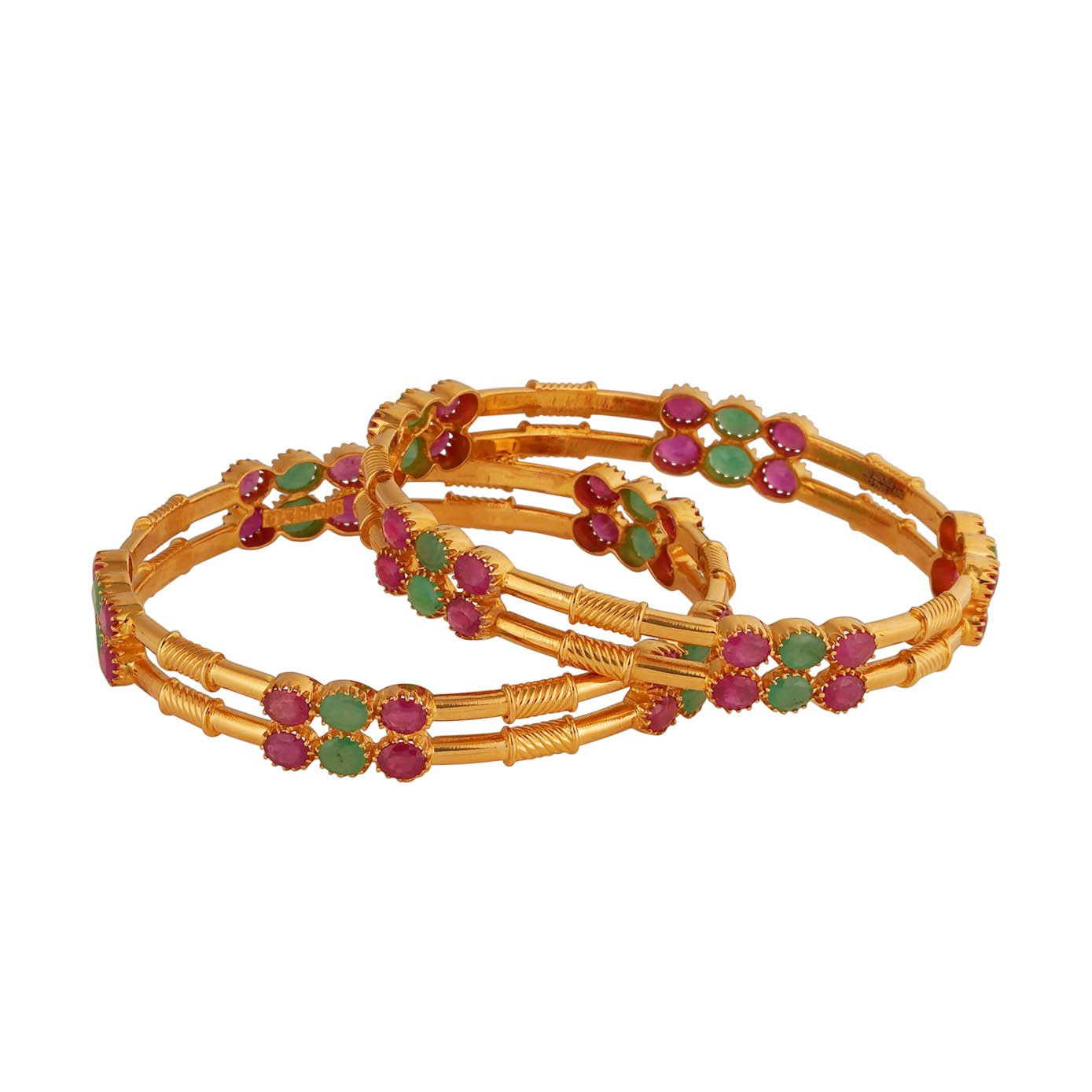 Ruby Emerald Bangle