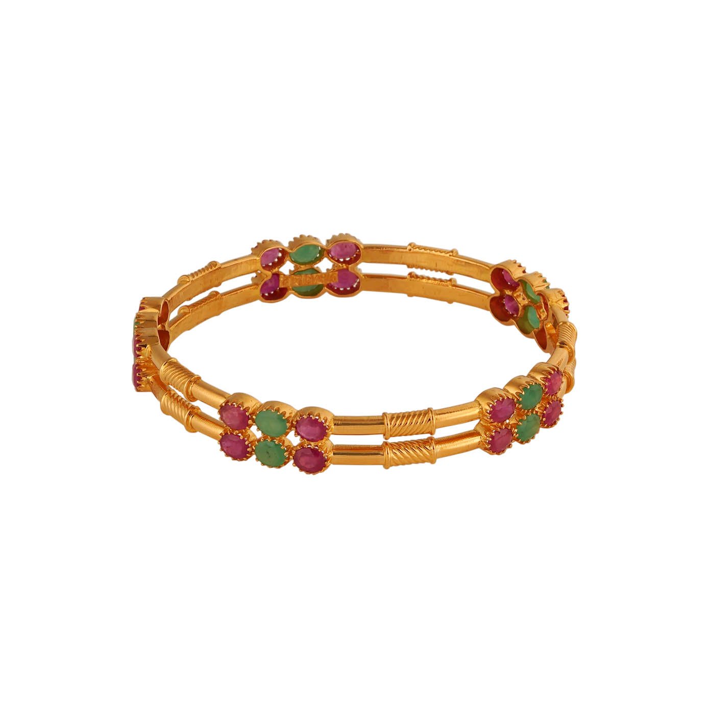 Ruby Emerald Bangle