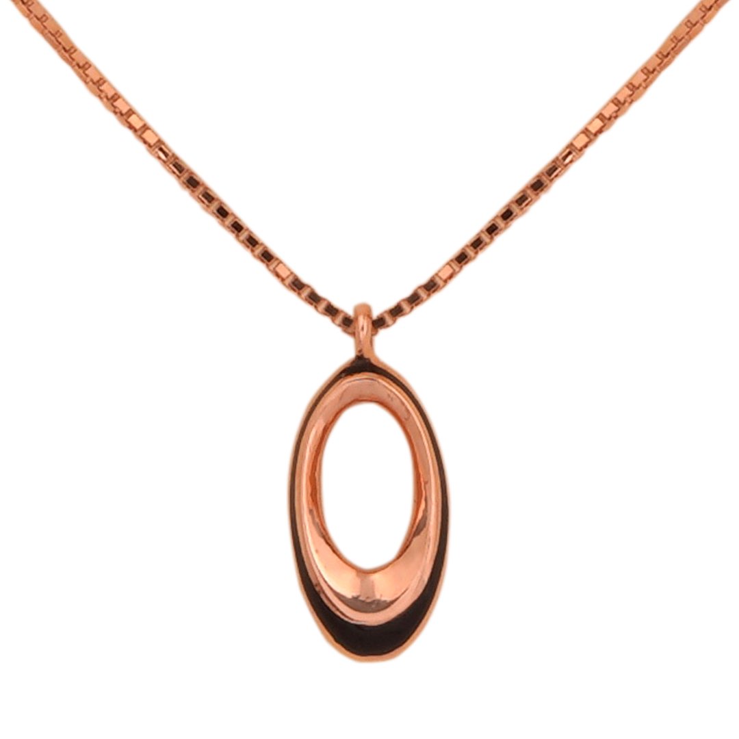 18kt Rose Gold Pendant chain set