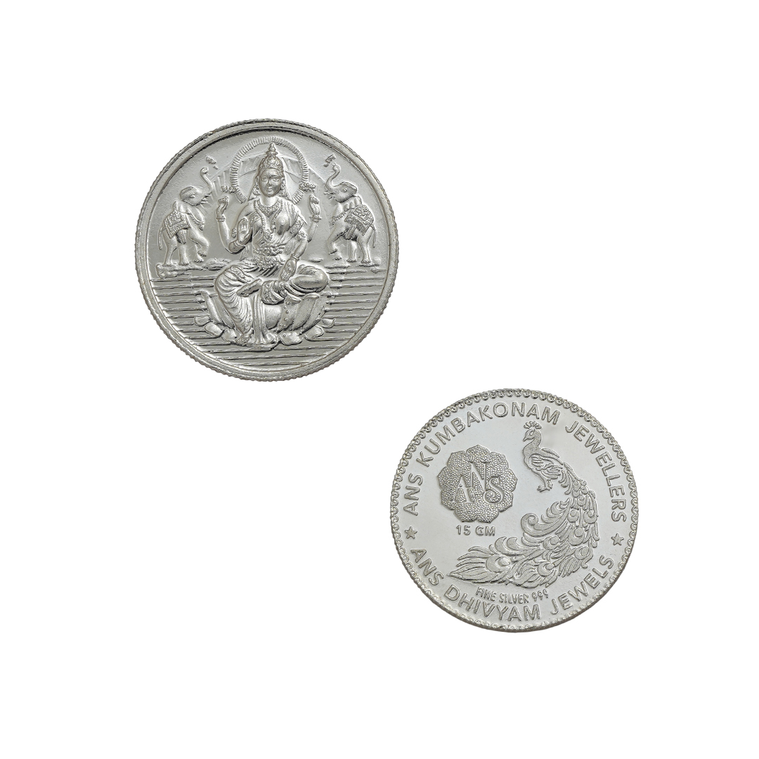 15gm Silver Lakshmi Coin