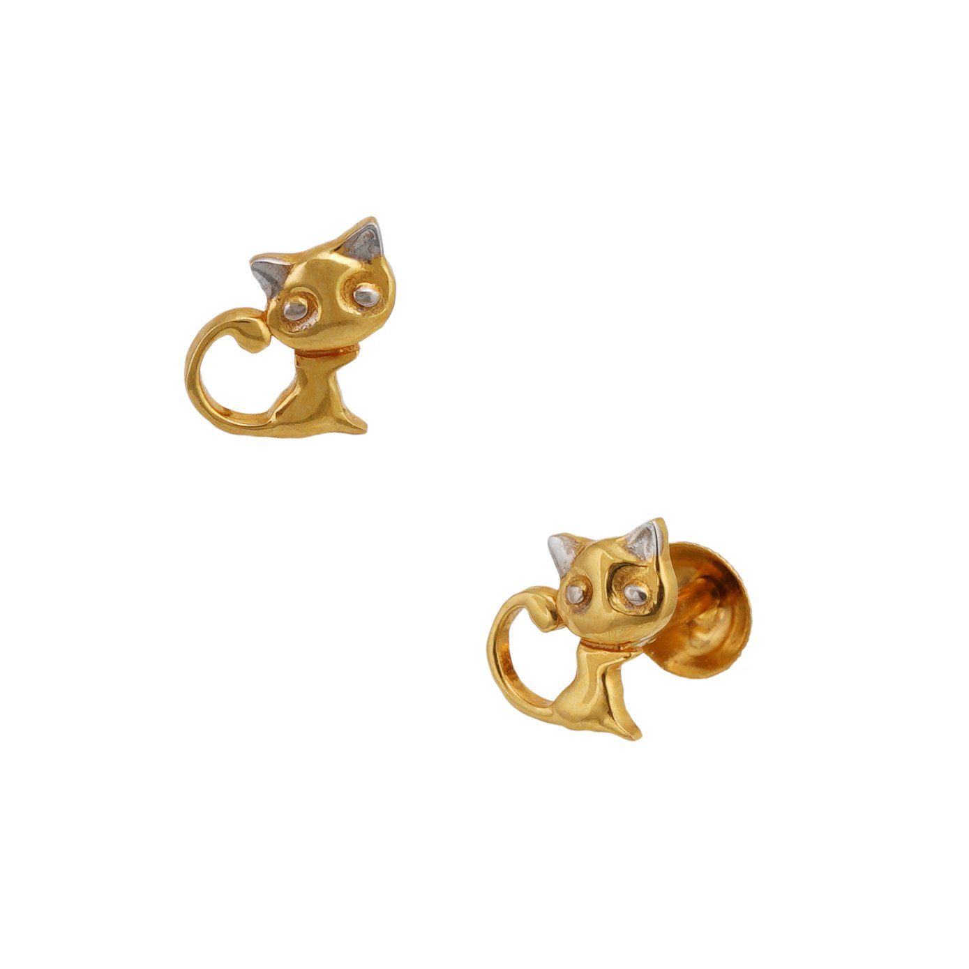 Casting plain earring