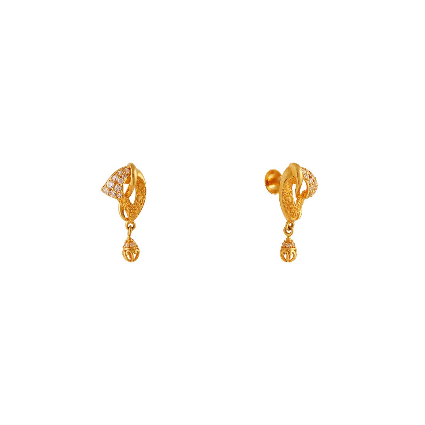 HongKong Setting Stone Stud Drops