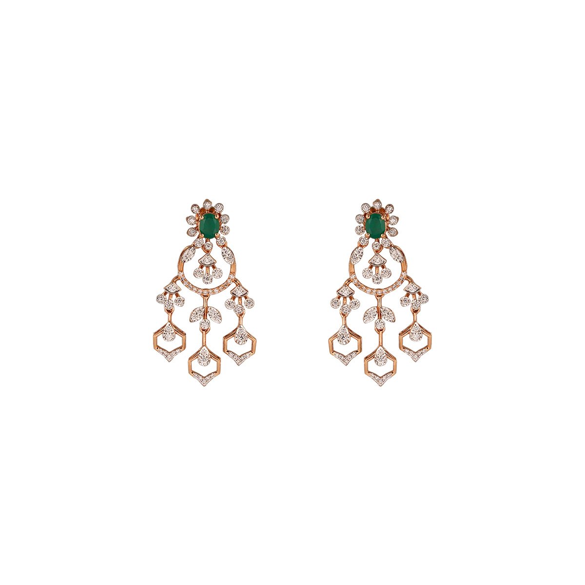 Diamond Earring Open Setting 18kt Diamond Earring Open Setting 18kt