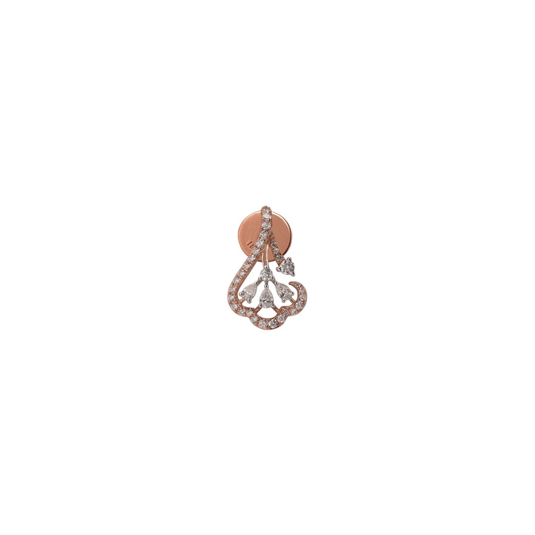 Diamond Earring Open Setting 18kt