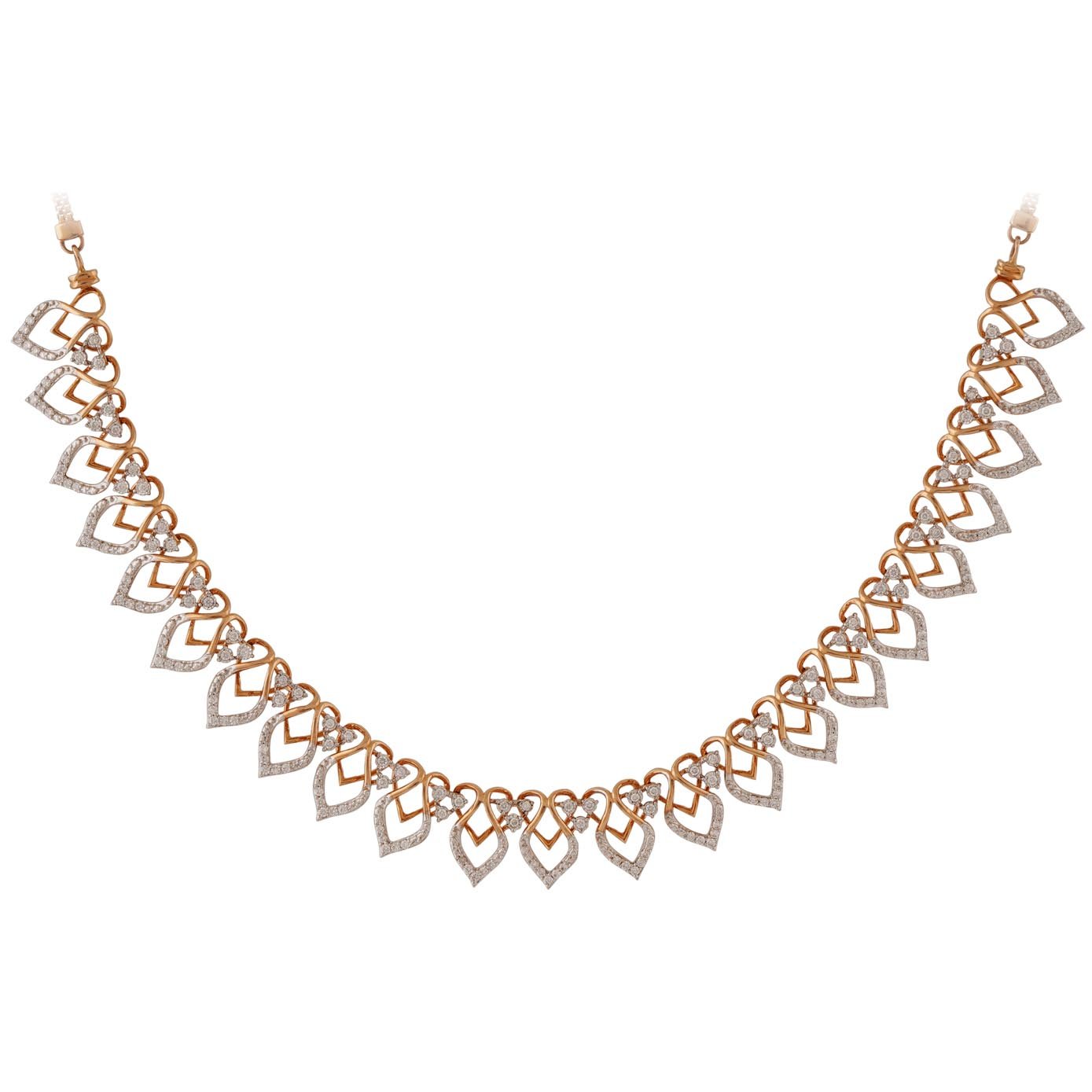 Diamond Necklace Openset 18kt