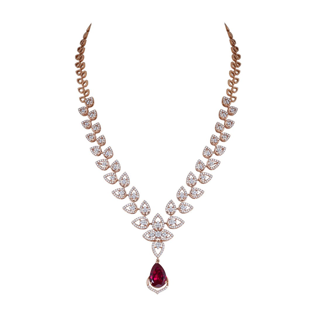 Diamond Necklace Openset 18kt