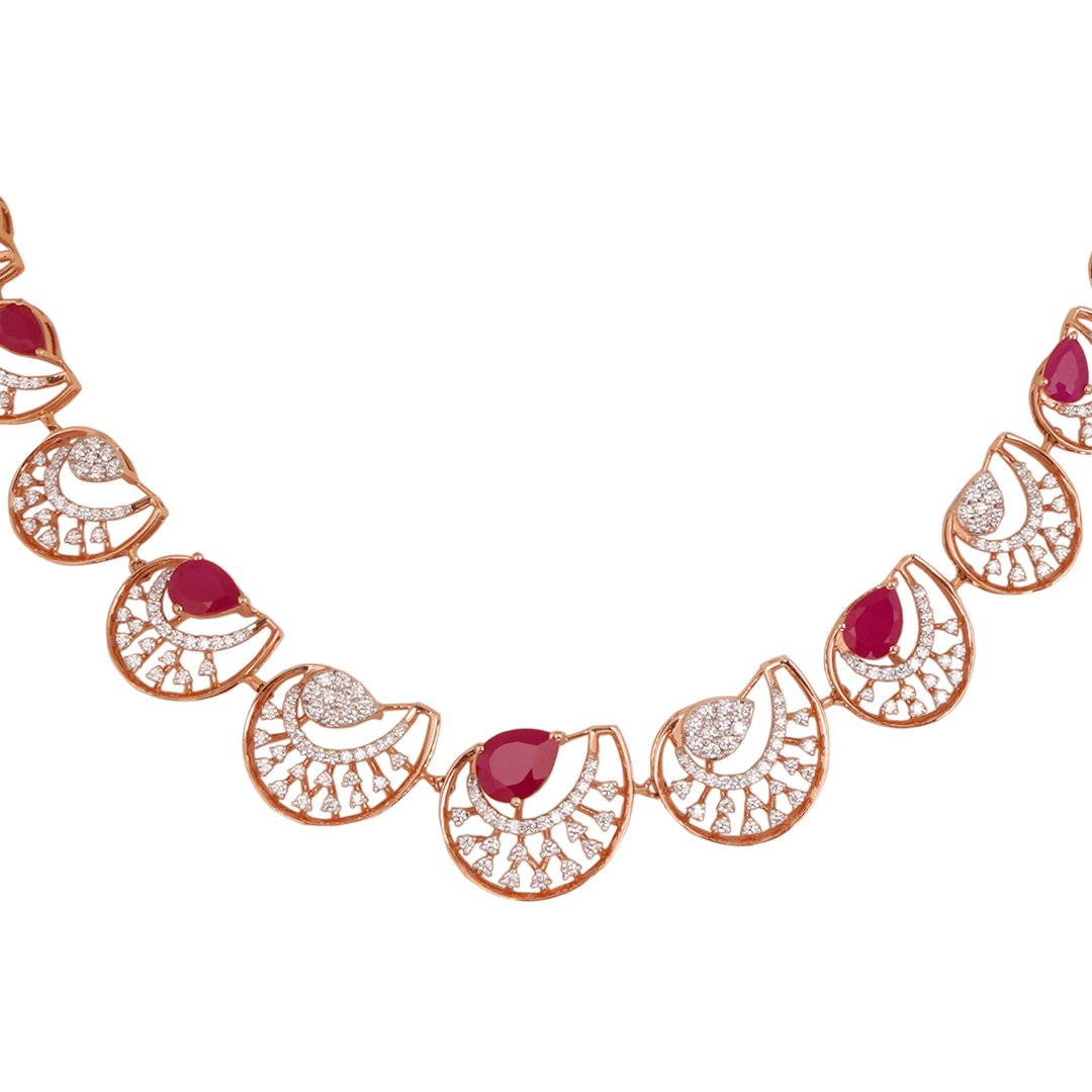 Diamond Necklace Openset 18kt