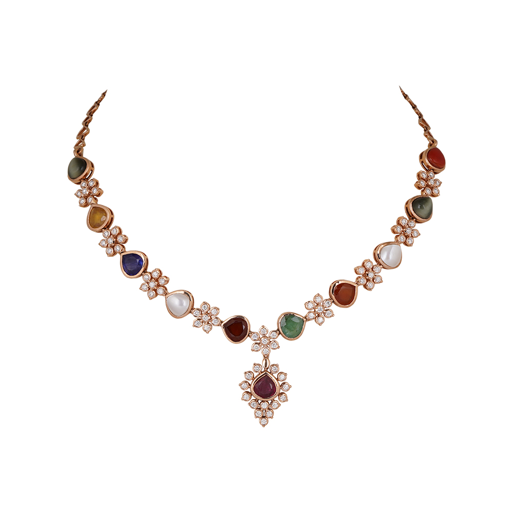 Diamond Navarathnam Open Setting 18kt
