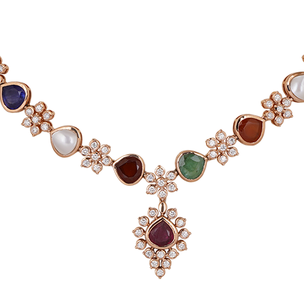 Diamond Navarathnam Open Setting 18kt