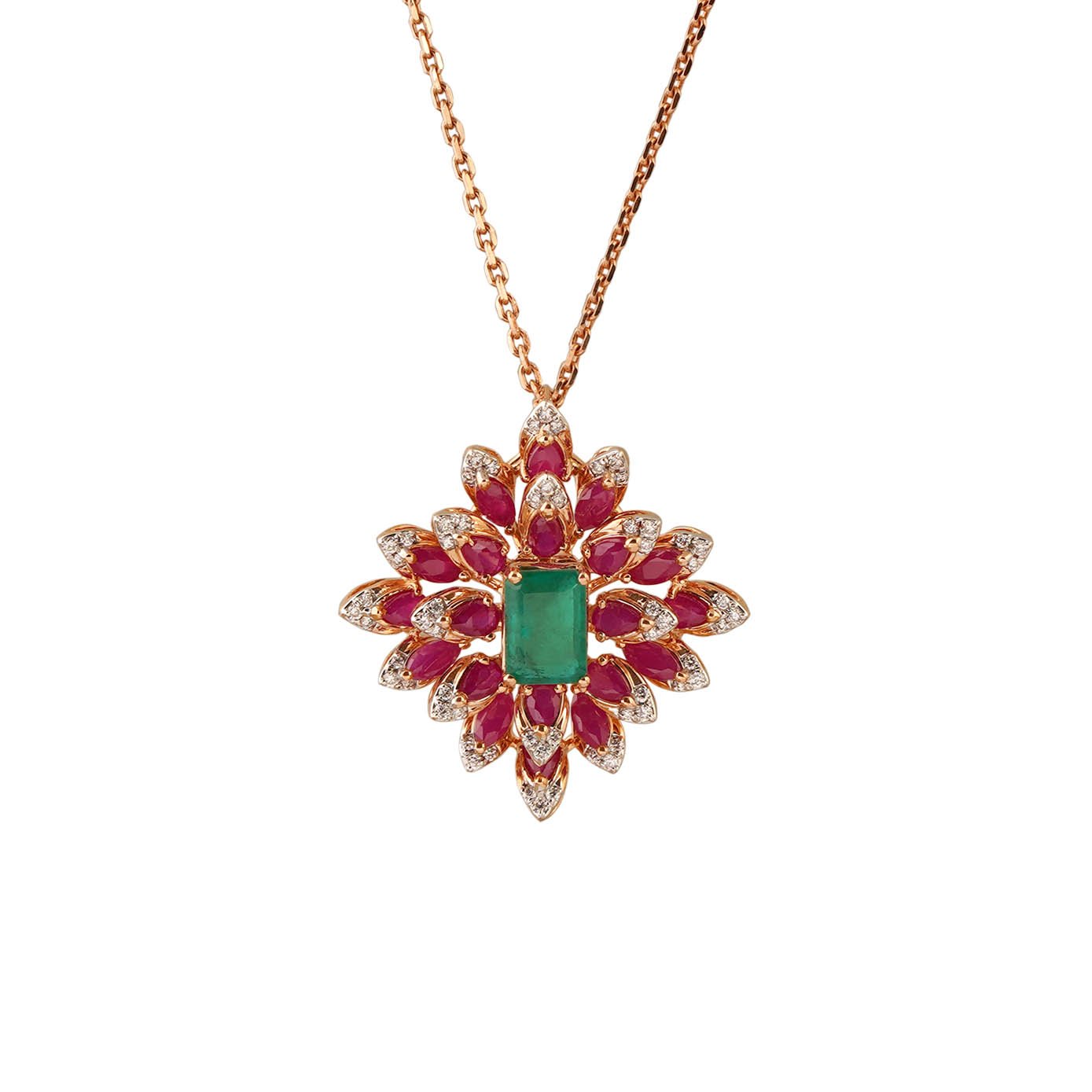 Diamond Pendant Open Set 18kt