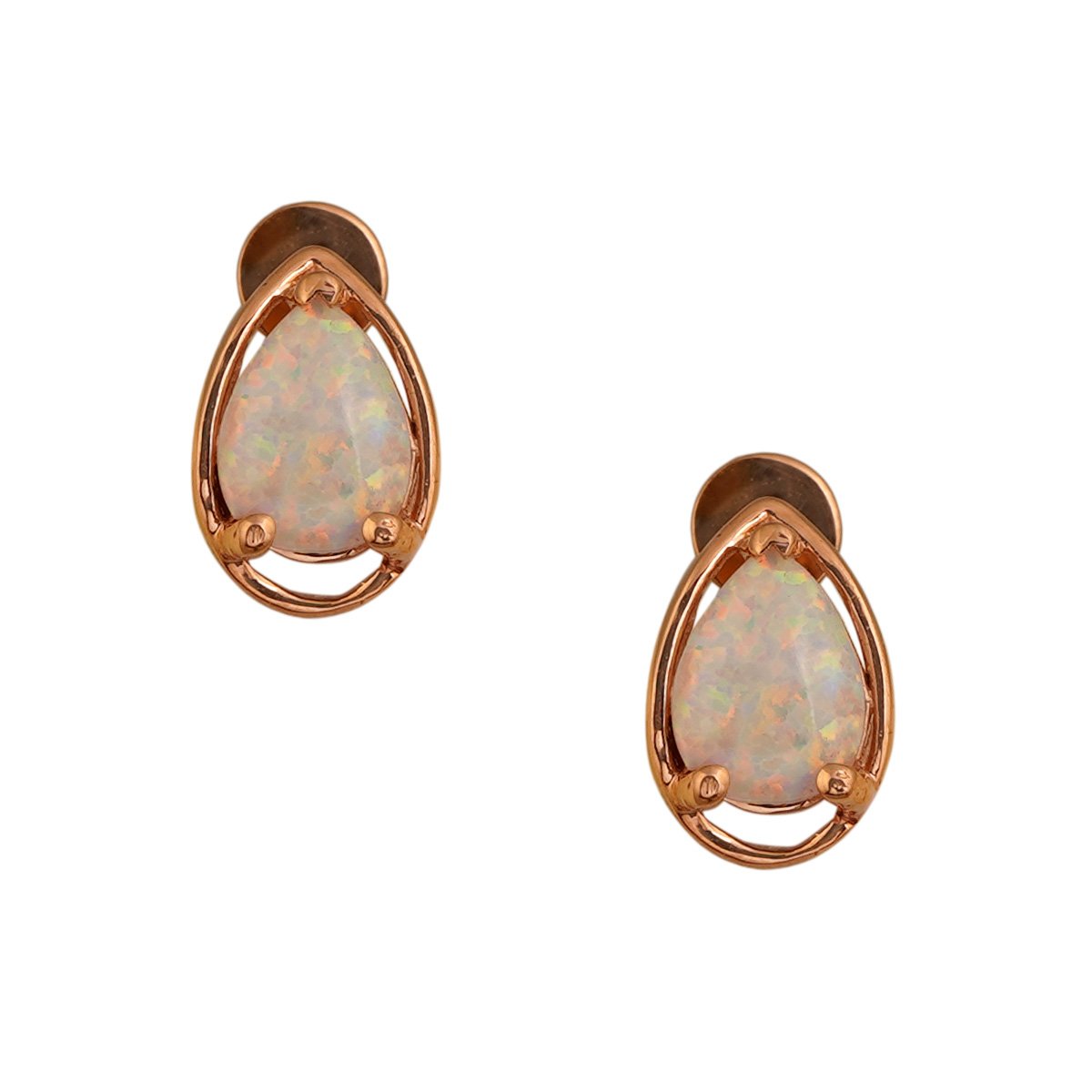 18kt Rose Gold Pendant with matching earring