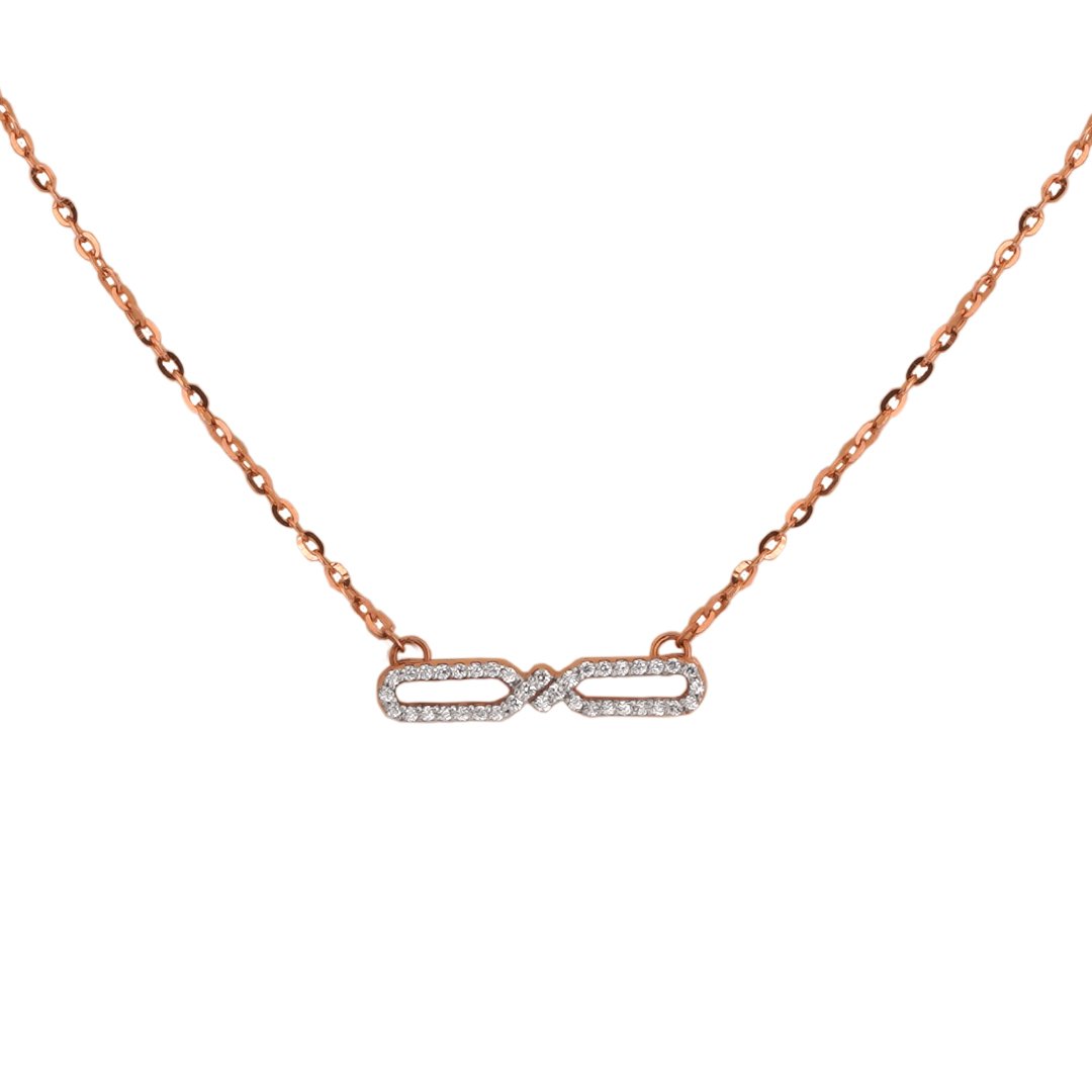 18kt pendant chain set