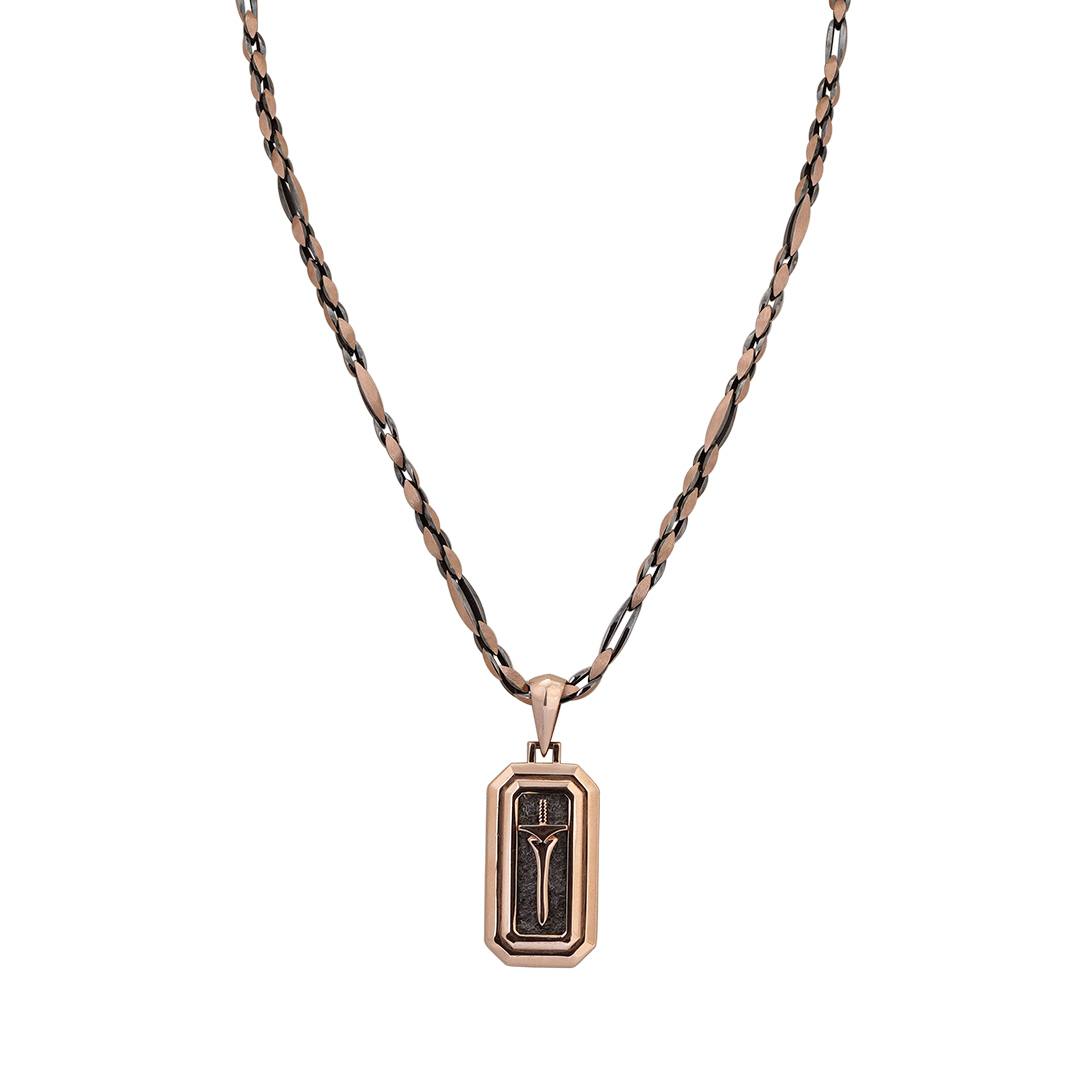 18KT Rose Gold Sword Pendant