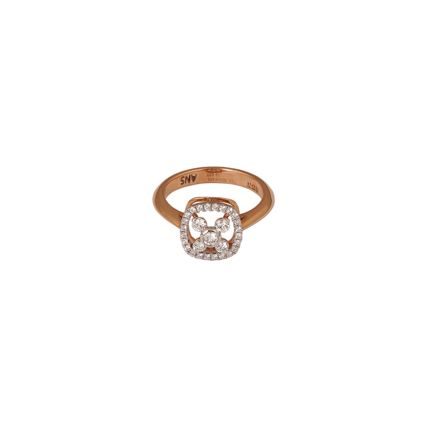 Diamond Ring Open Setting 18kt