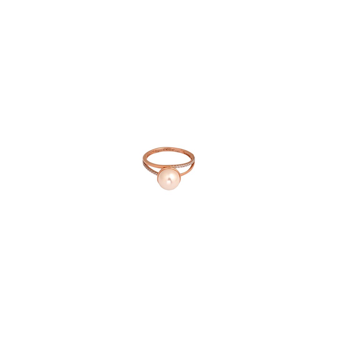 18kt Rose Gold Ladys Ring