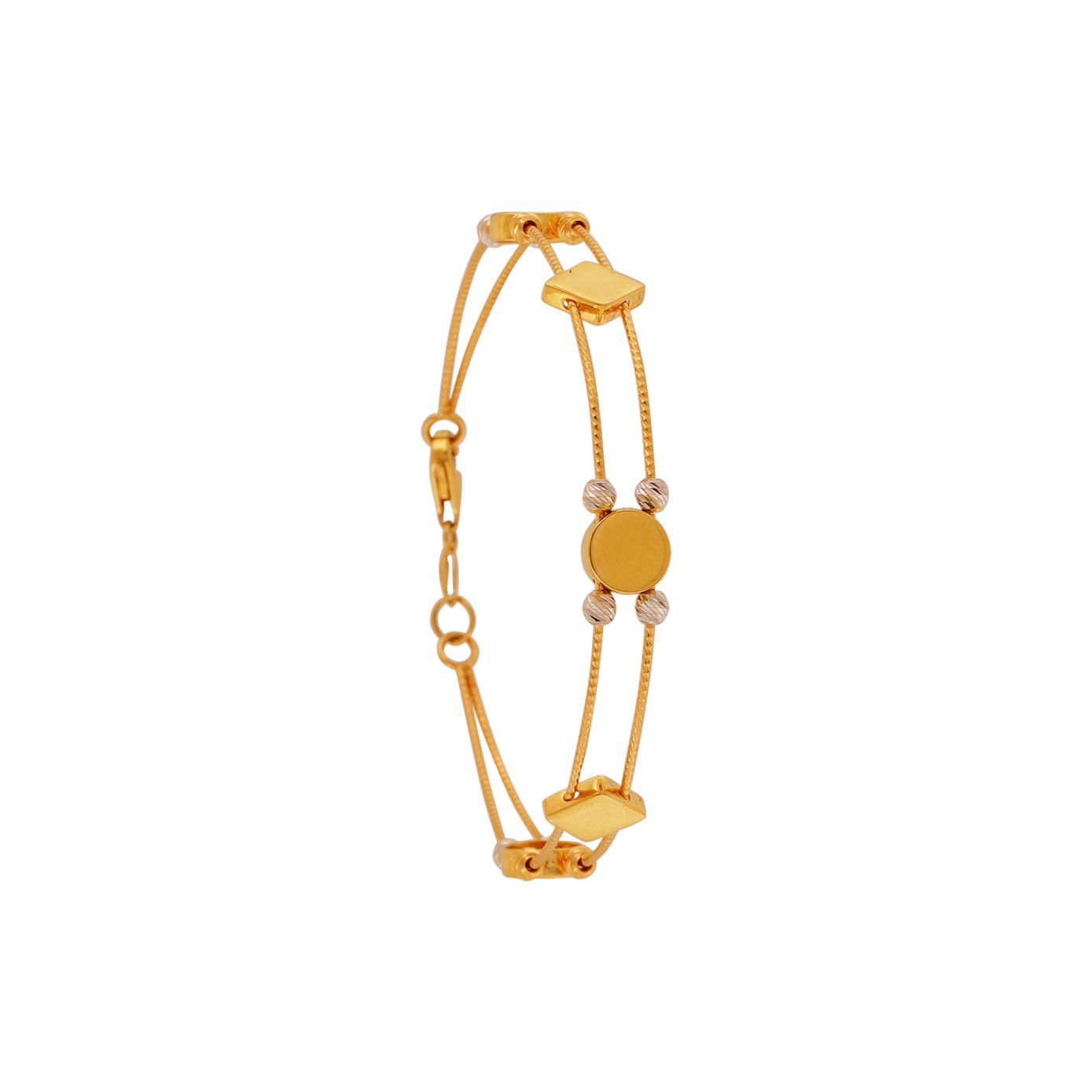 Imported 22kt BG Rhodium Bracelet