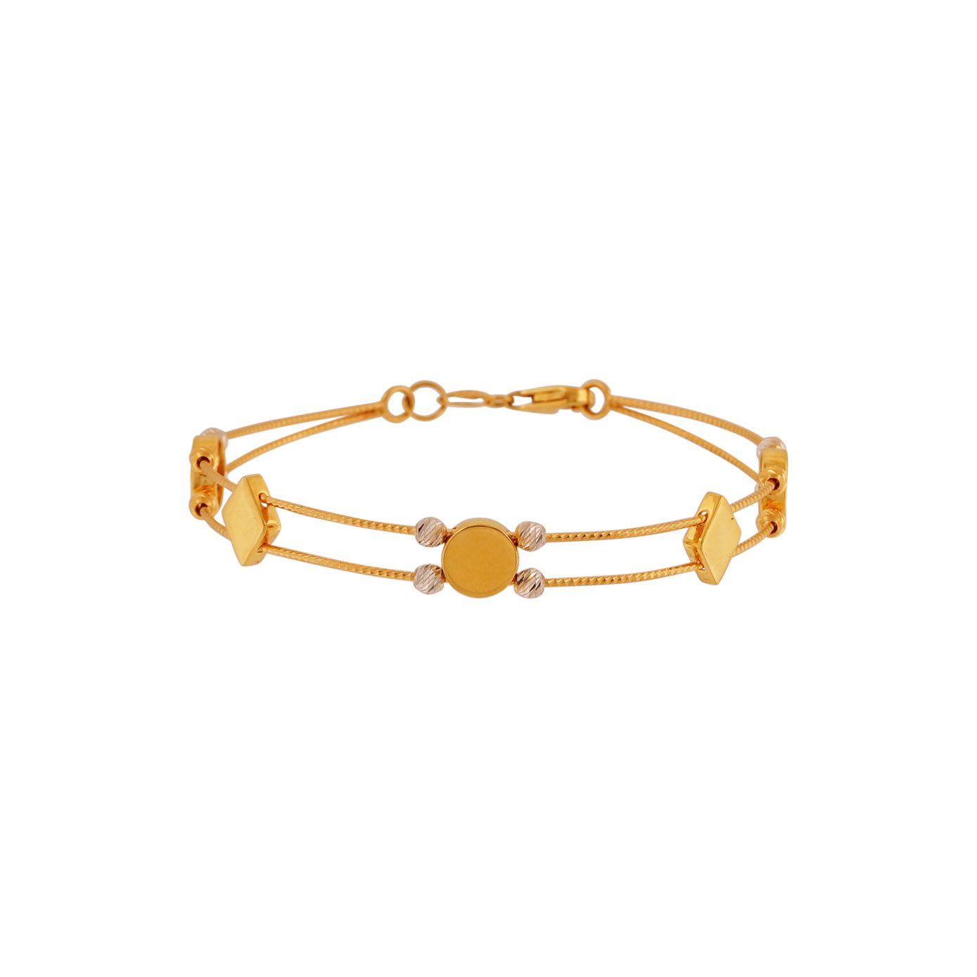Imported 22kt BG Rhodium Bracelet