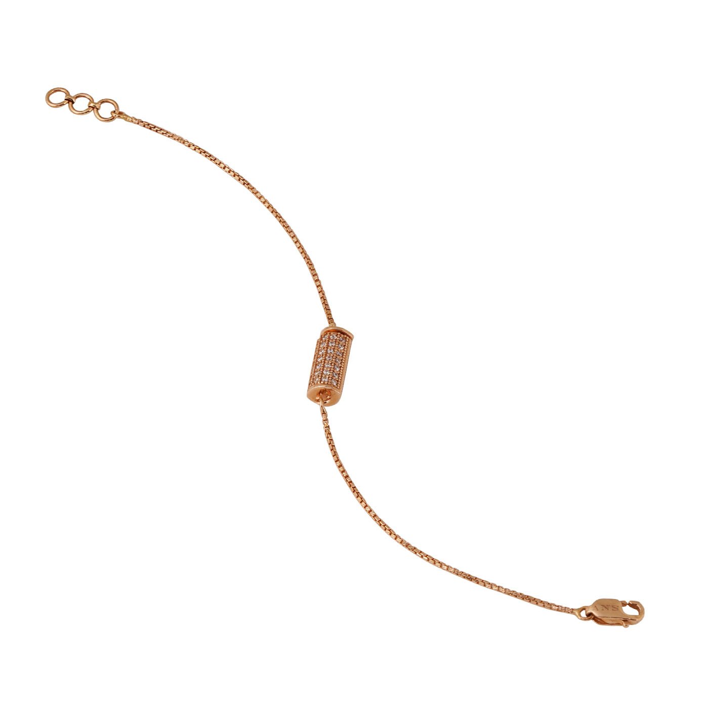 18kt Rose Gold Ladies Watch with Bracelet