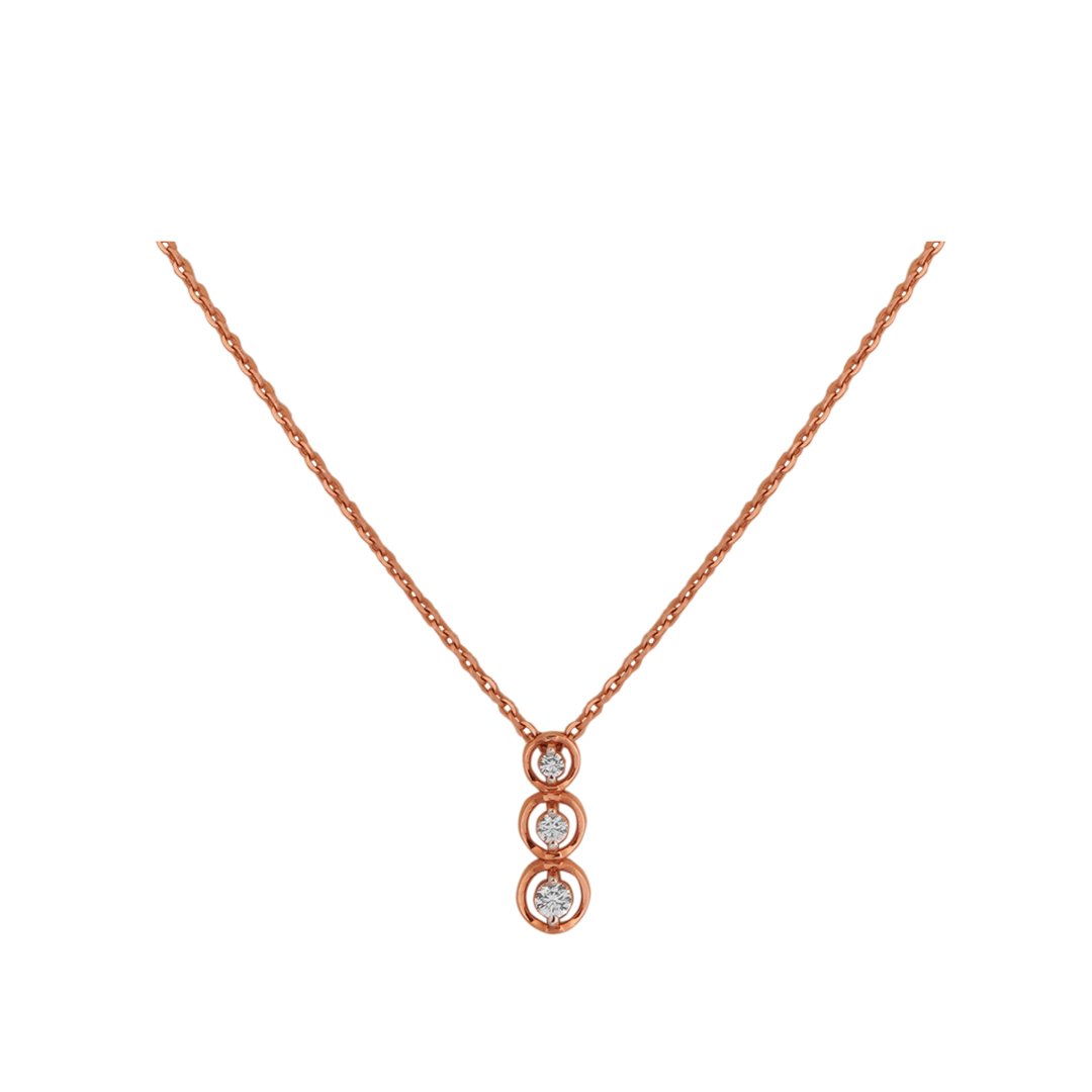 18kt Rose gold pendant Chain
