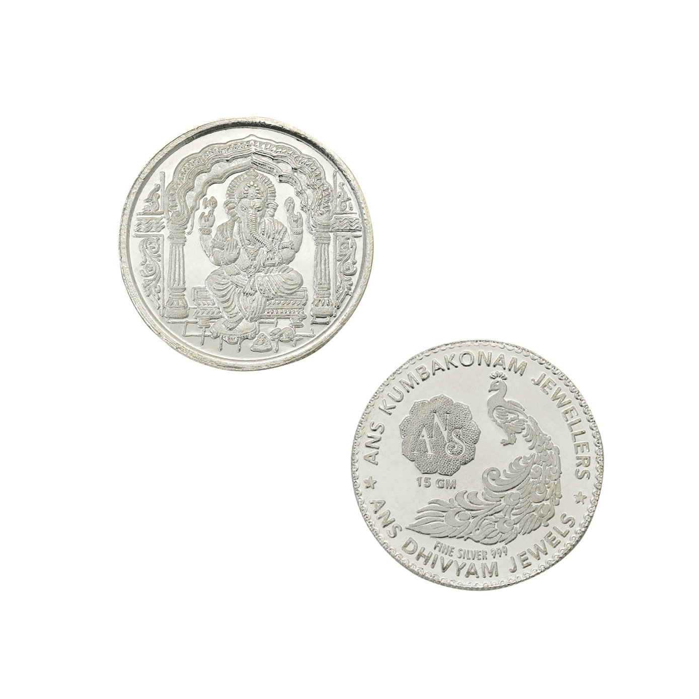 15 gm GANESHA SILVER COIN