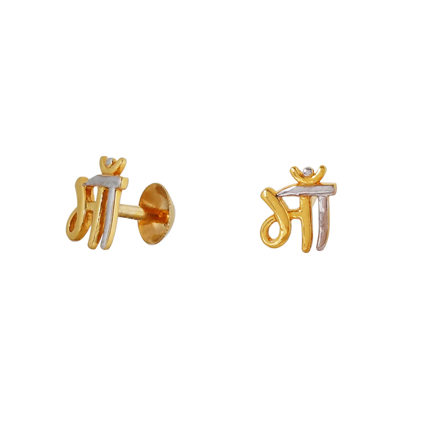 Casting plain earring