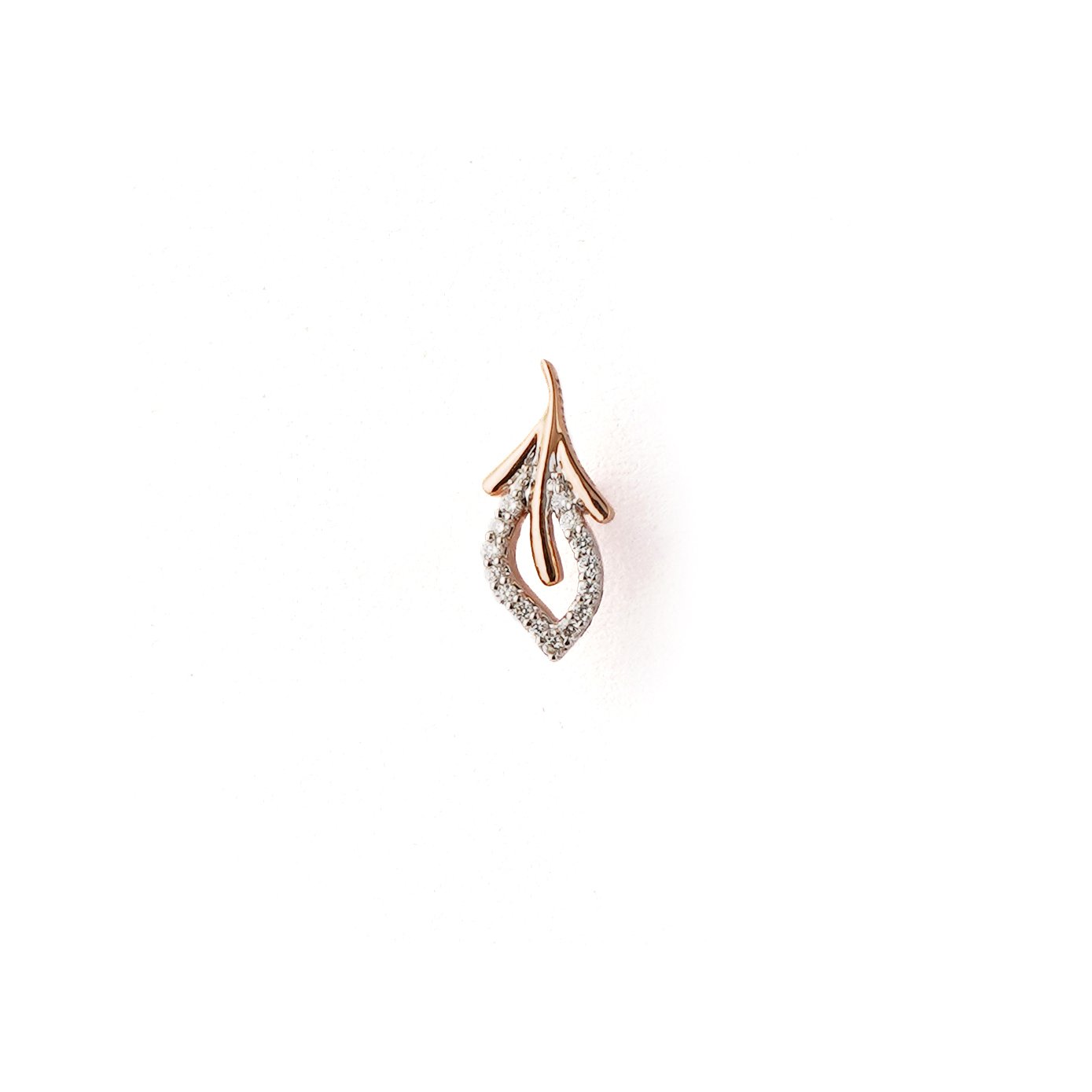 Diamond Earring Openset 18kt