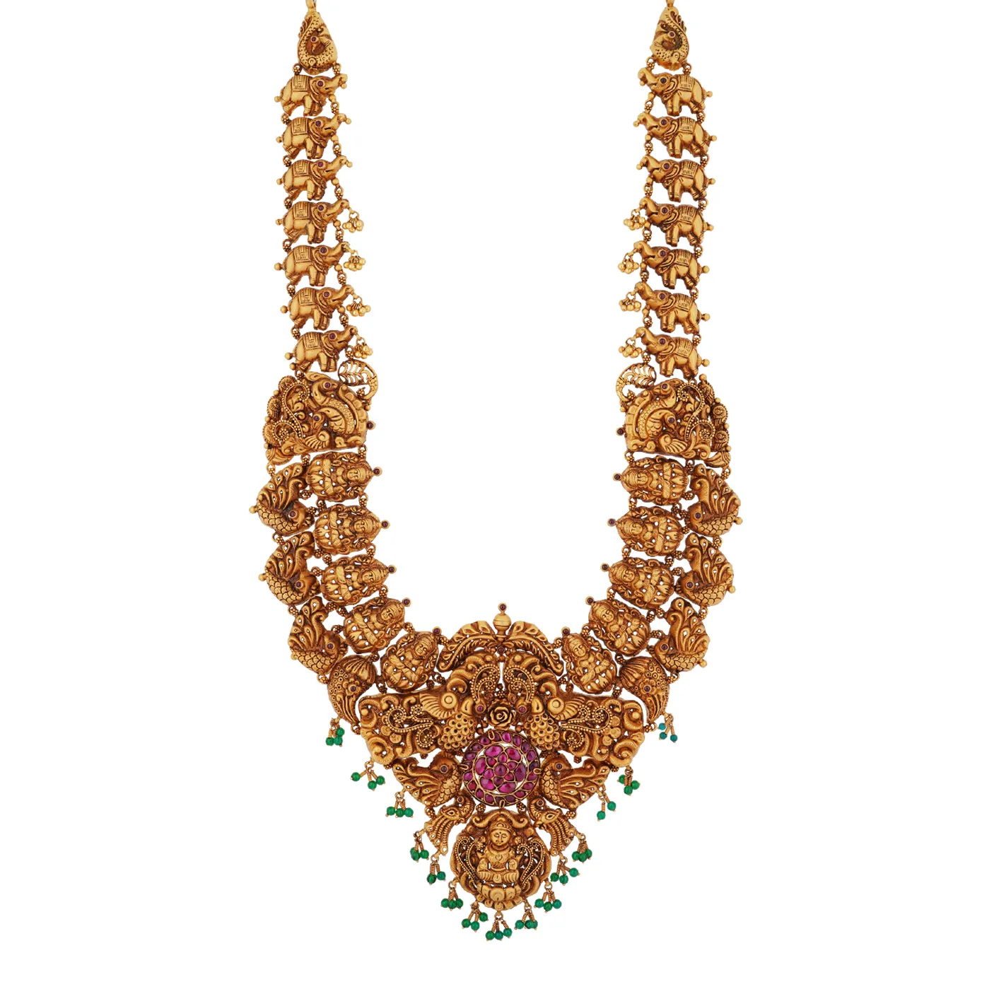 Arika - Goddess Lakshmi motif Gold Haram