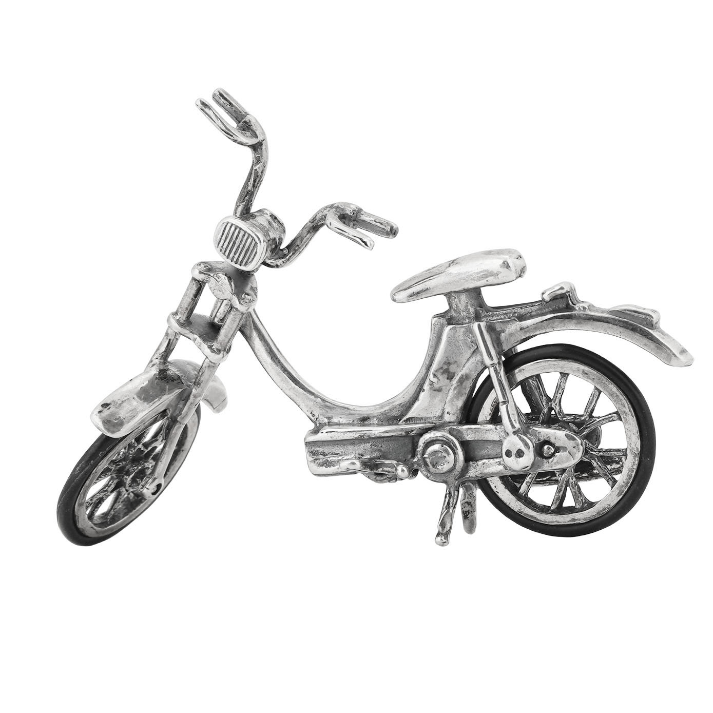Motorcycle silver toy