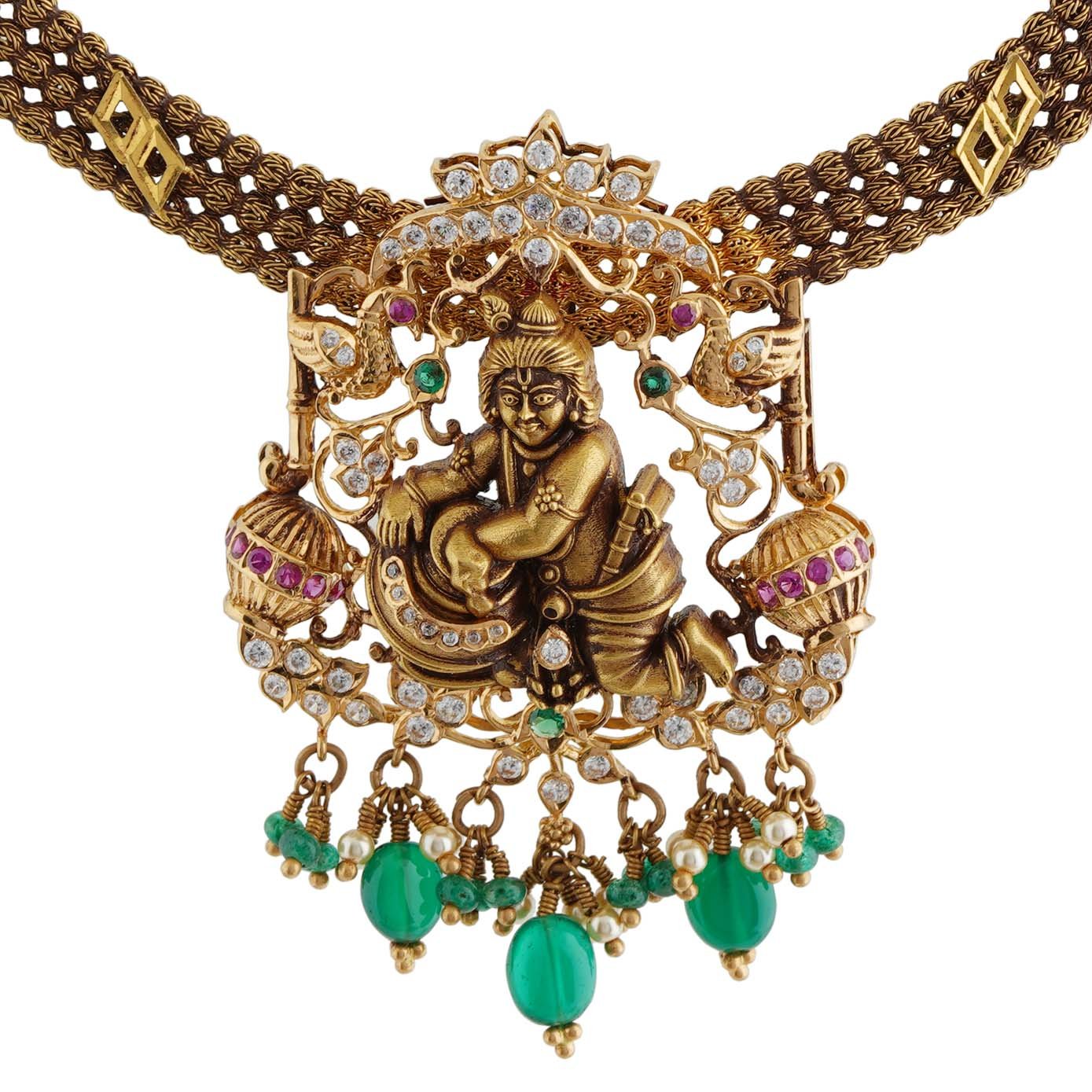 Antique Stone Necklace