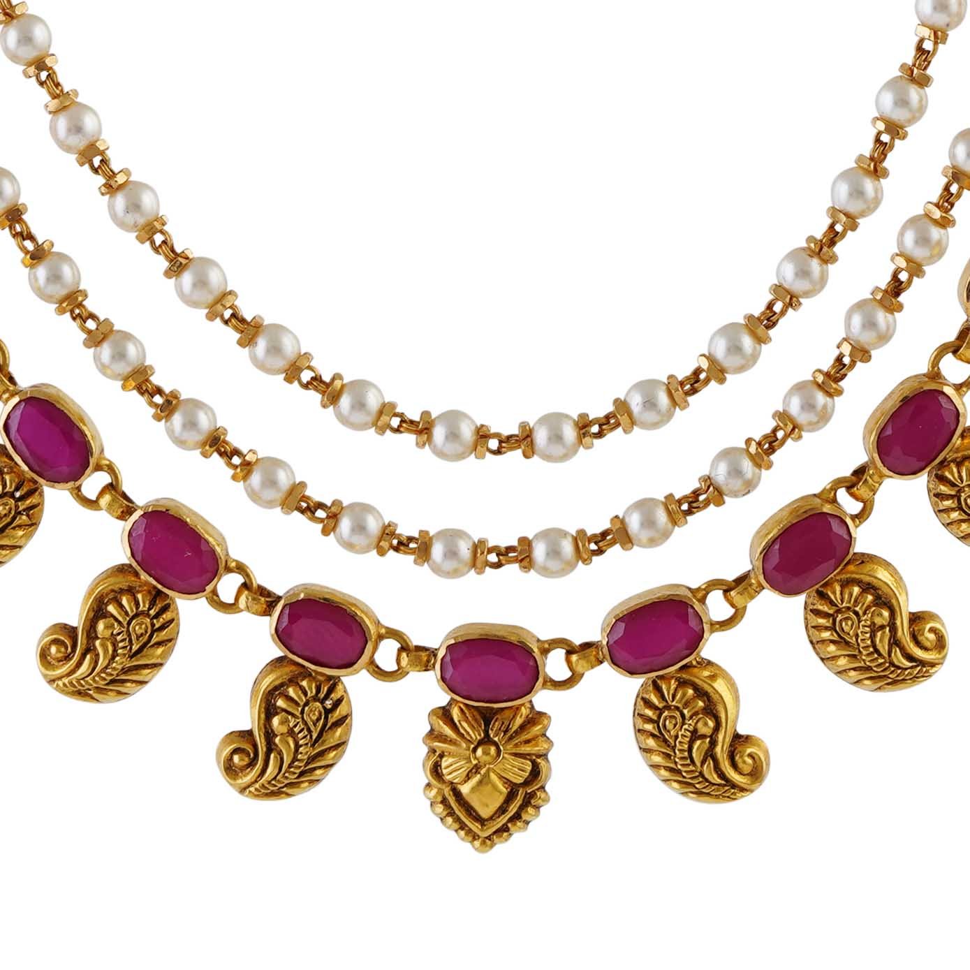 Antique Stone Necklace