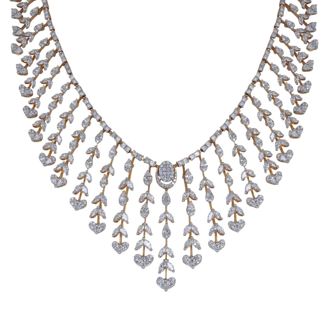 Diamond Necklace Open Setting 18kt