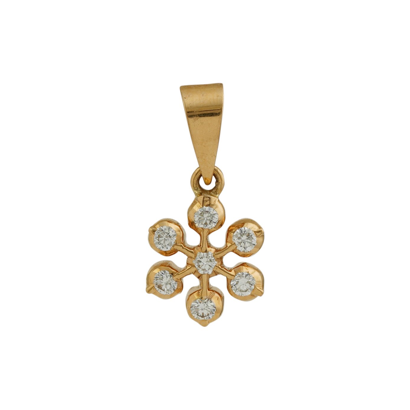 Diamond Pendant Closeset 22k