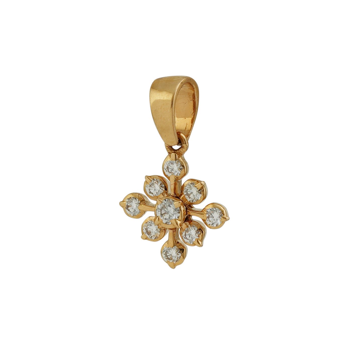 Diamond Pendant Closeset 22k